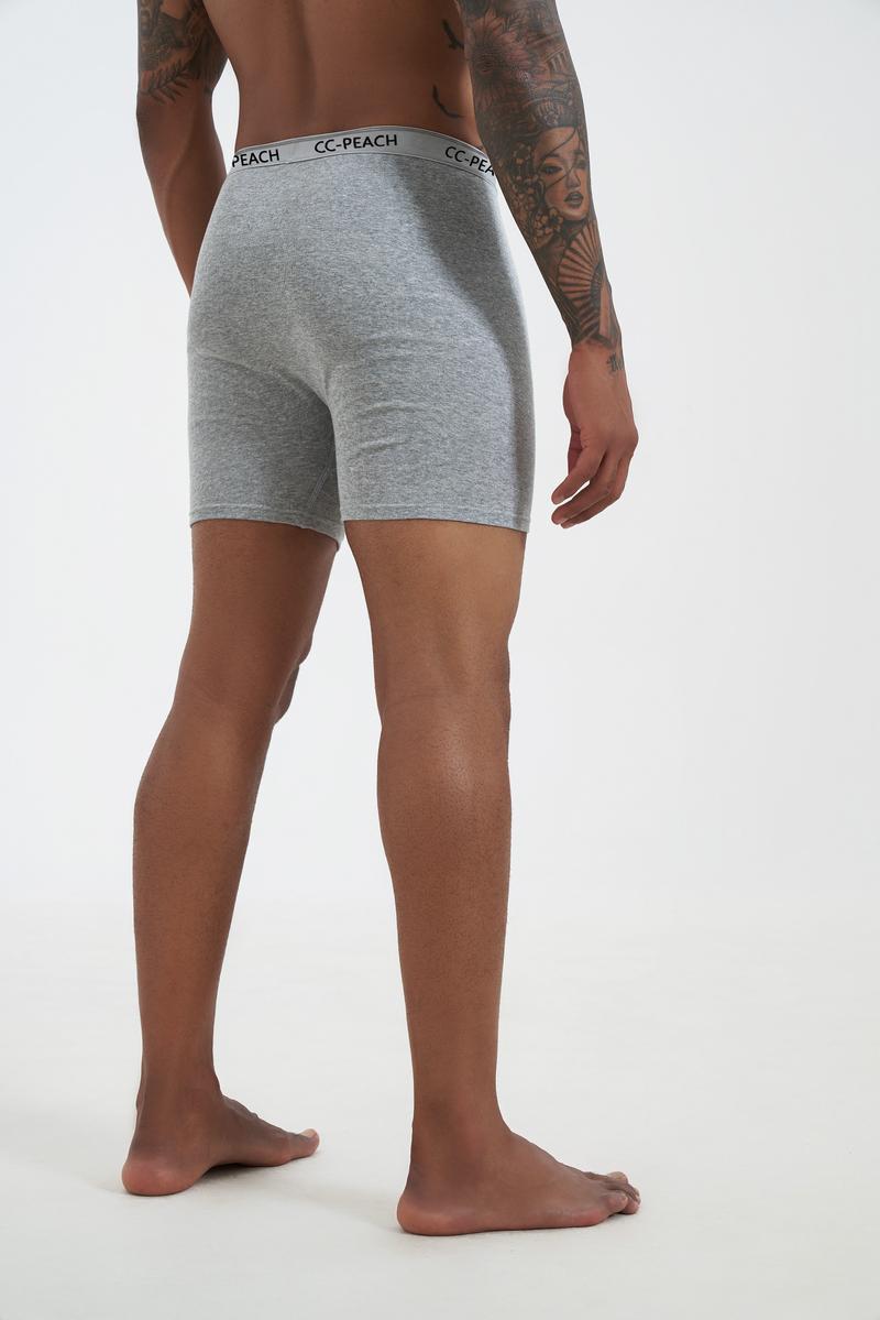 【Limited time deal】Men's Boxer Briefs 6-Pack - Breathable Moisture-Wicking Underwear, No Ride-Up Design