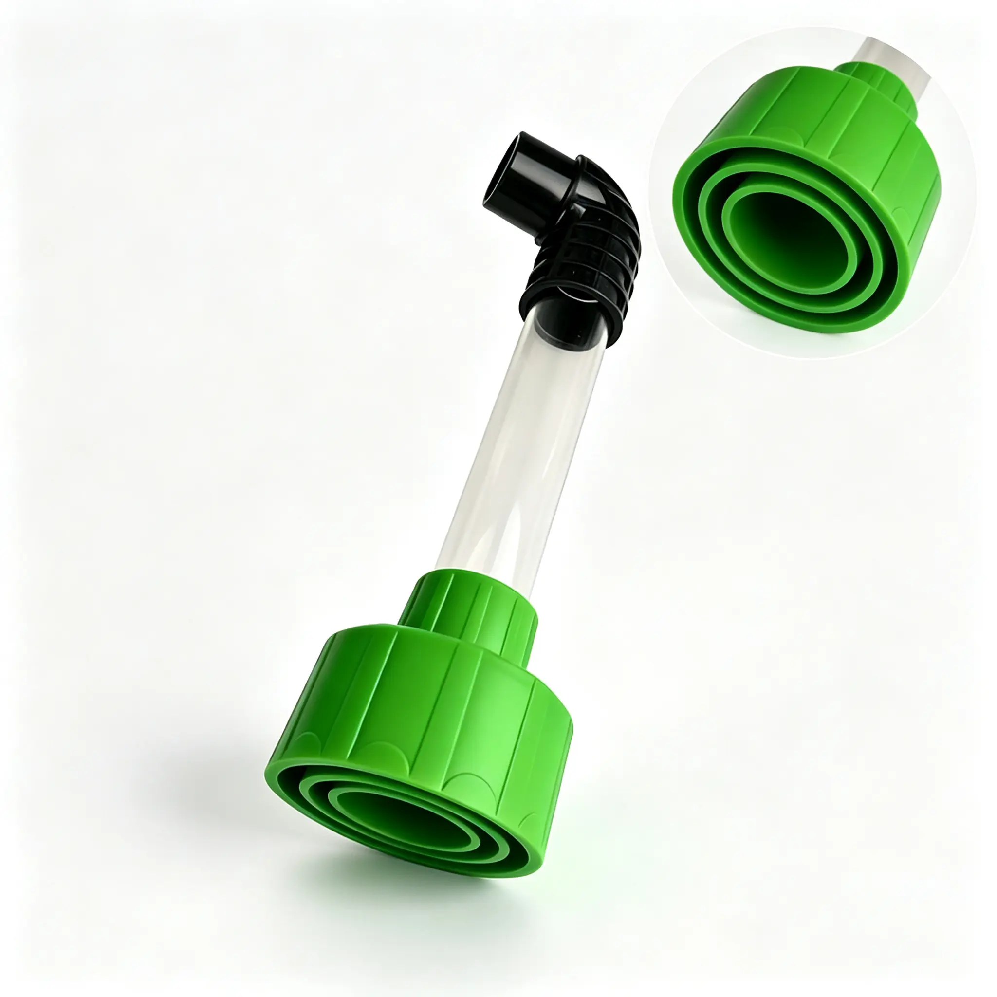 AC Condensate Drain Line Cleaner – Clear Tube Vacuum Adapter for Easy HVAC Drain Cleaning