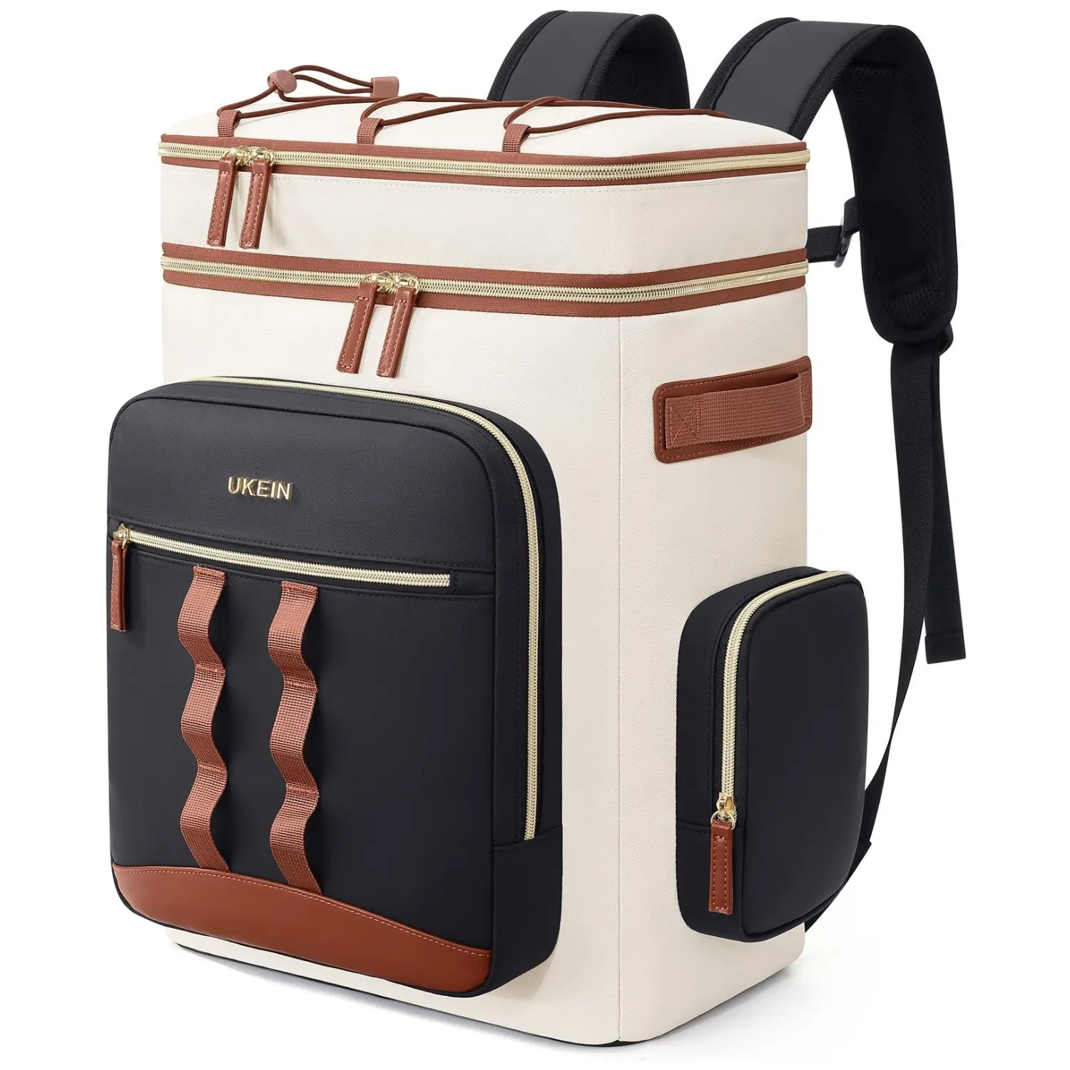 UKEIN Large Insulated Cooler Backpack for Men Women, 17.6" Soft Lightweight Leakproof Picnic Backpack Holds 50 Cans, Waterproof Lunch Backpack for Camping Beach Fishing Travel Hiking Work tiktokshopbacktoschool,back to school,back to school haul