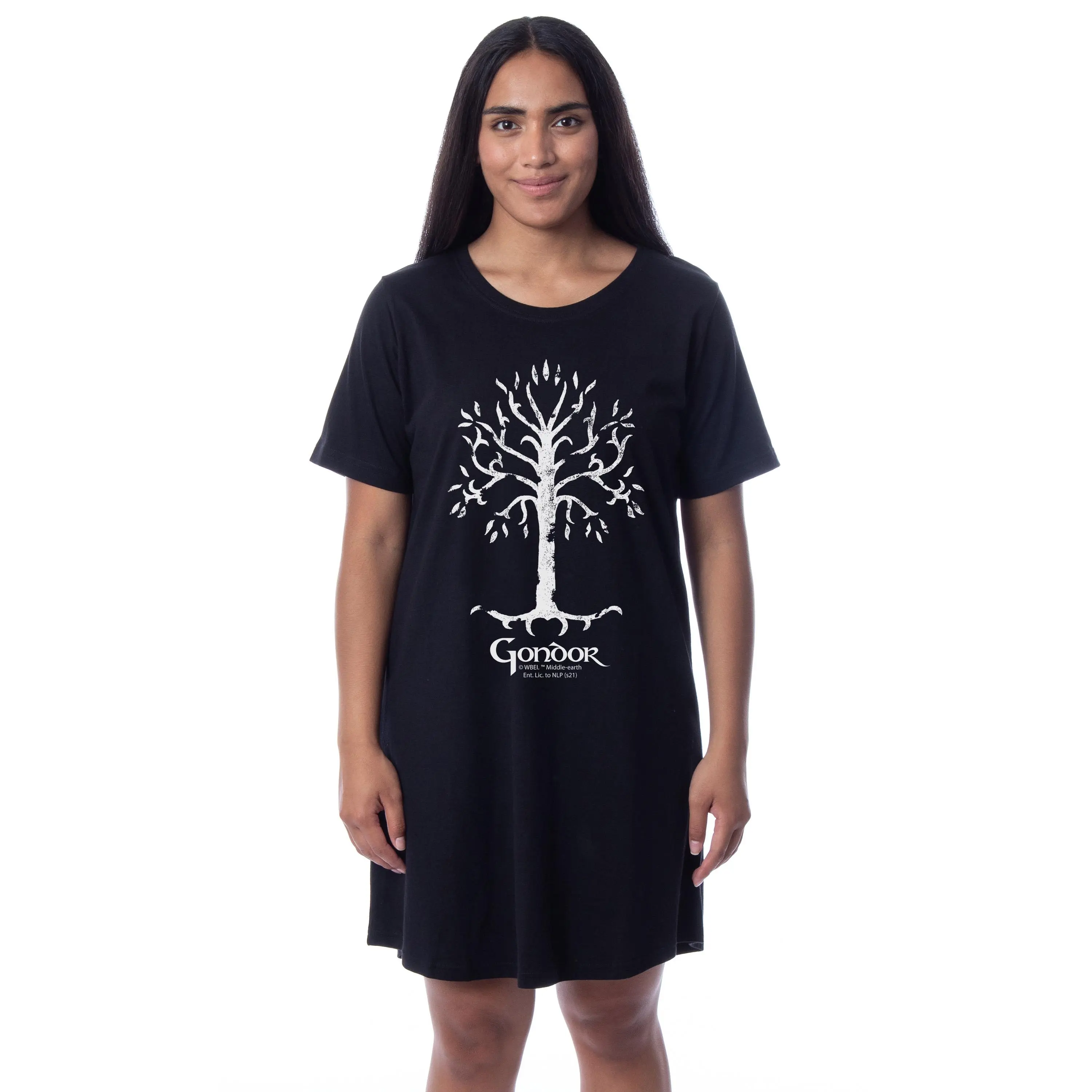 The Lord Of The Rings Womens' Gondor Nightgown Sleep Pajama Dress