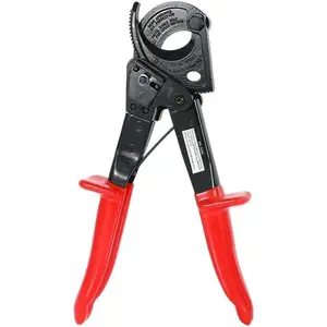 Ratcheting Cable Cutter, 10" Wire Cutter Heavy Duty, Strong Silicon-Manganese Spring Steel Blade – for Cutting Up to 240 mm² / 473 MCM Electrical Wire