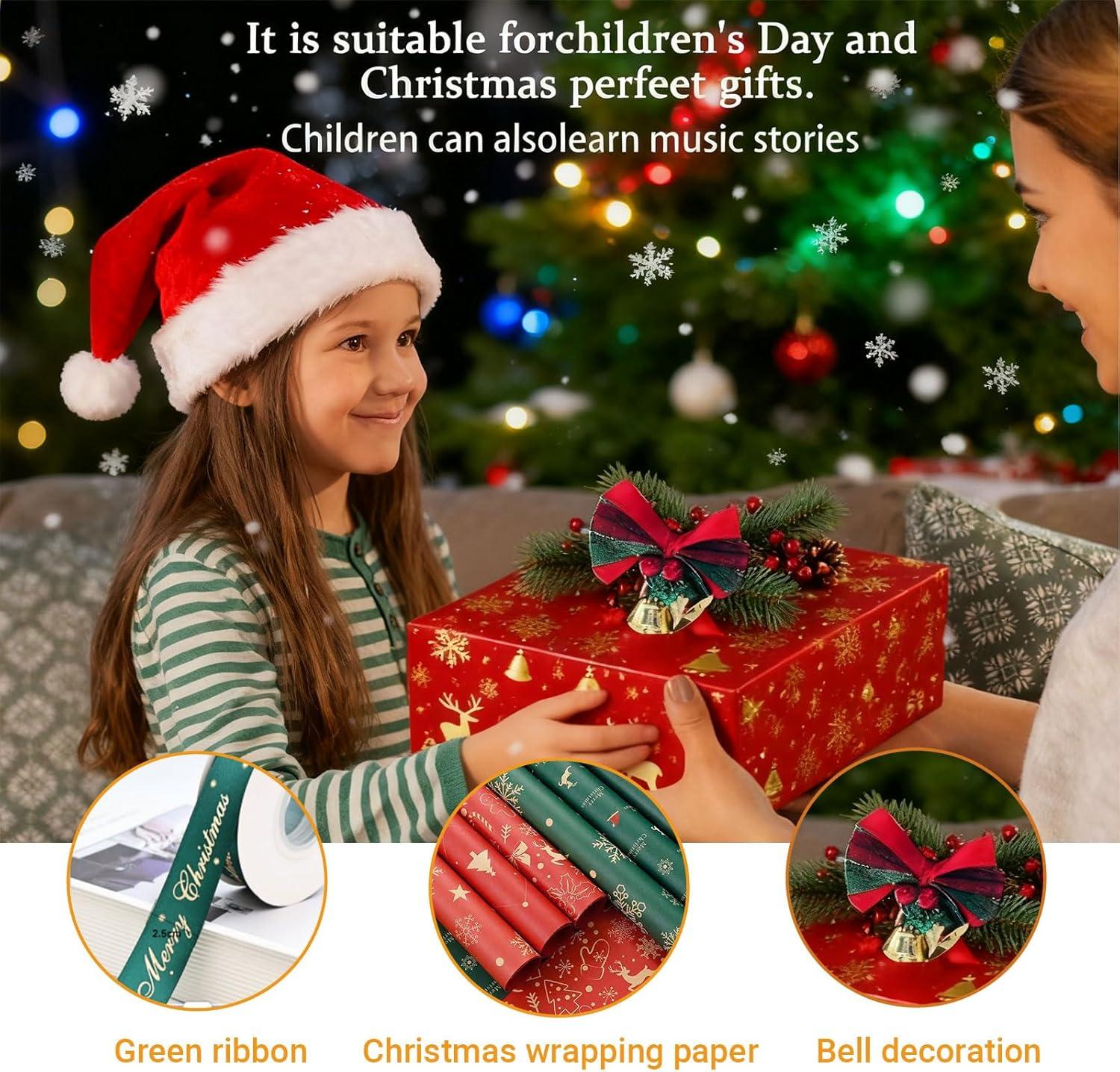 Toddler Record Player with 104 Cards (96+8 Recordable) | Kids Phonograph & Storytelling Machine | Screen-Free Learning Toy for Ages 3+