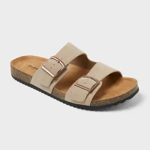 Men's Saul Suede Two Band Sandals - Goodfellow & Co Men's Saul Suede Two Band Sandals - Goodfellow & Co