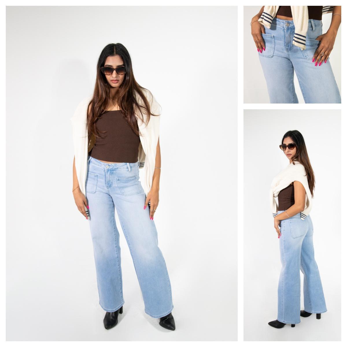 Magic ONESO Mid-low Rise Baggy Jeans Stretchy Wide Leg for Women Distressed Pants Womenswear Bottom 8001 Lady Basic Minimalist Comfortable Denim Tummy Control Curve Hugging Plus Size Regular Size BBL Spring Fashion Daily Outfits Magic ONESO Mid-low Rise Baggy Jeans Stretchy Wide Leg for Women Distressed Pants Womenswear Bottom 8001 Lady Basic Minimalist Comfortable Denim Tummy Control Curve Hugging Plus Size Regular Size BBL Spring Fashion Daily Outfits