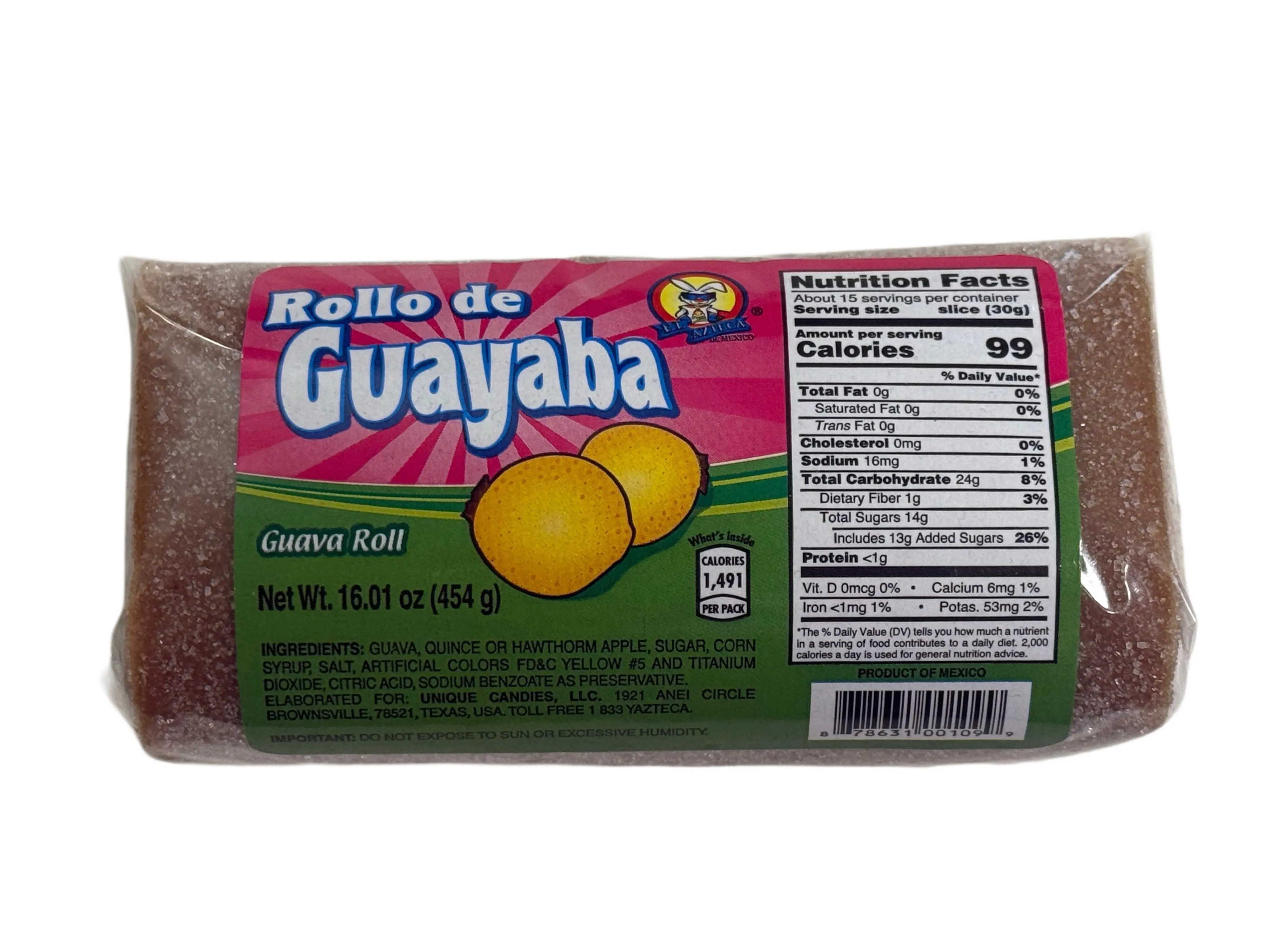 Rollo de Guayaba Guava Candy Roll – 16.01 oz (454 g) Rollo de Guayaba Guava Candy Roll – 16.01 oz (454 g)