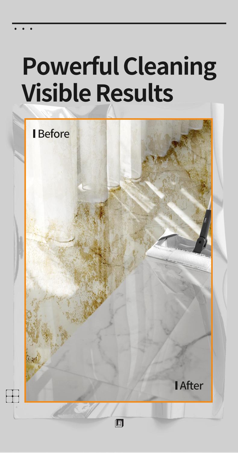 BOTARE Mop Soap - Enzyme-Powered Deep Clean, Quick-Dry, Pet/Kid-Safe, Works with Mops, Steam Mops & Sprayers - 17.6 Fl Oz Cleaner for All Floors