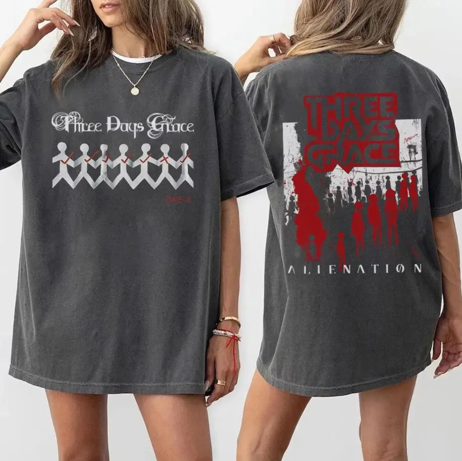 Three Days Grace Inspired 2026 Concert Shirt, Rock Music T-Shirt, Sweatshirt & Hoodie