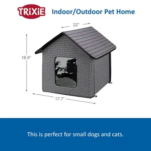 Insulated Outdoor Pet House, Foldable, Waterproof Material