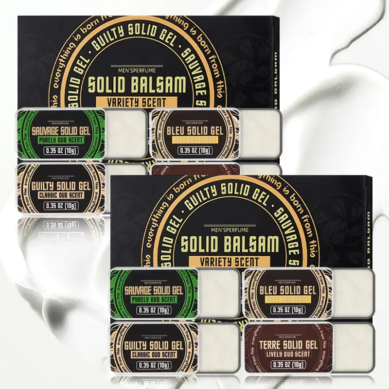 【BUY 1 GET 1 FREE】Solid Perfume Balm Set, Alcohol-Free,Aromatic Woody Fragrance, Arabian Scent, Perfectfor Dates & Daily Freshness, Ideal Gift, Non-Fragile Goods