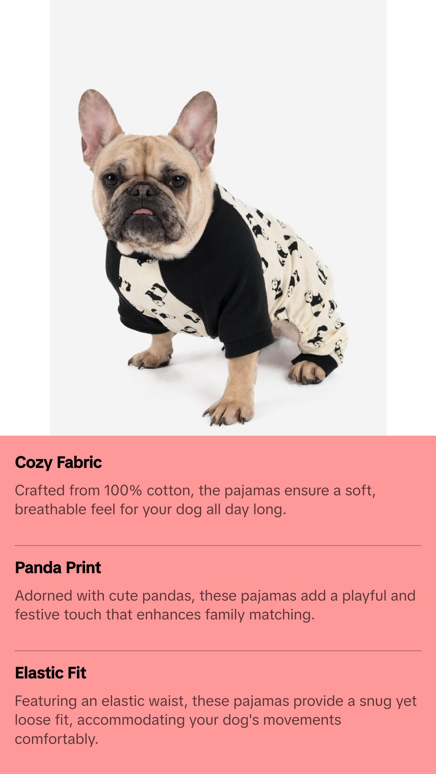 Dog Panda Pajamas