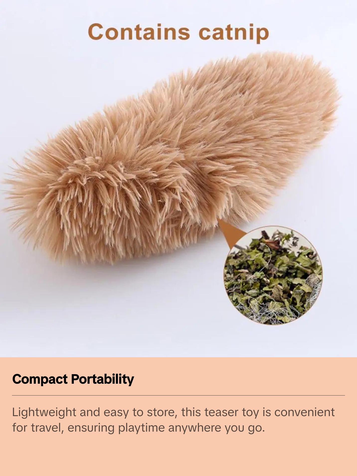 Cat Teaser Toy for Playtime Relief Mental Stimulation with Catnip Tease Stick. Cat Teaser Toy for Playtime Relief Mental Stimulation with Catnip Tease Stick.