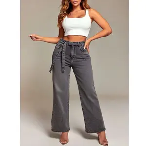 Valerie Pants - Rhinestone pants  63% COTTON, 35% POLYESTER, 2% SPANDEX 