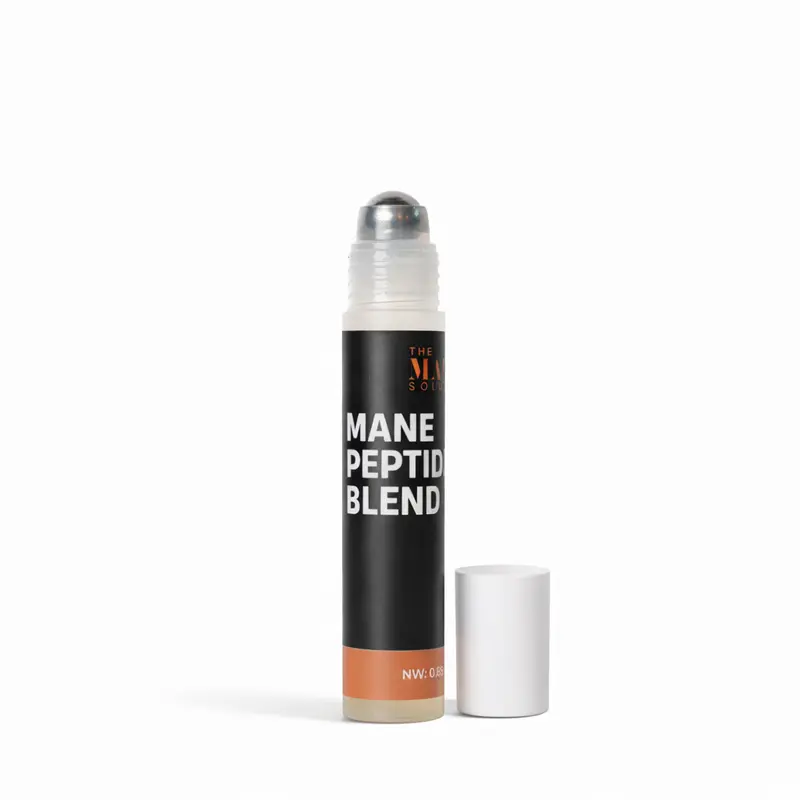 The Mane Peptide Roller: Three Essential Peptides In One Serum For Growth With Scalp Supporting Botanicals - 25ml Daily