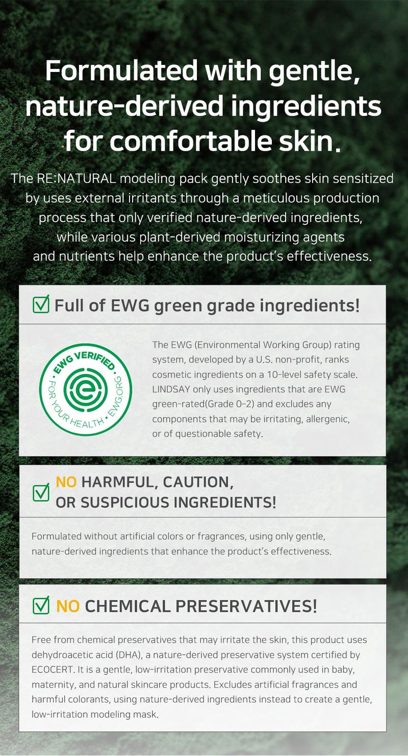 [LINDSAY] re:natural Modeling Pack 35g*5ea (5type)