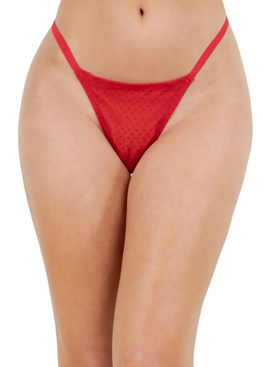 Easy Breezy Mesh Dot G-String