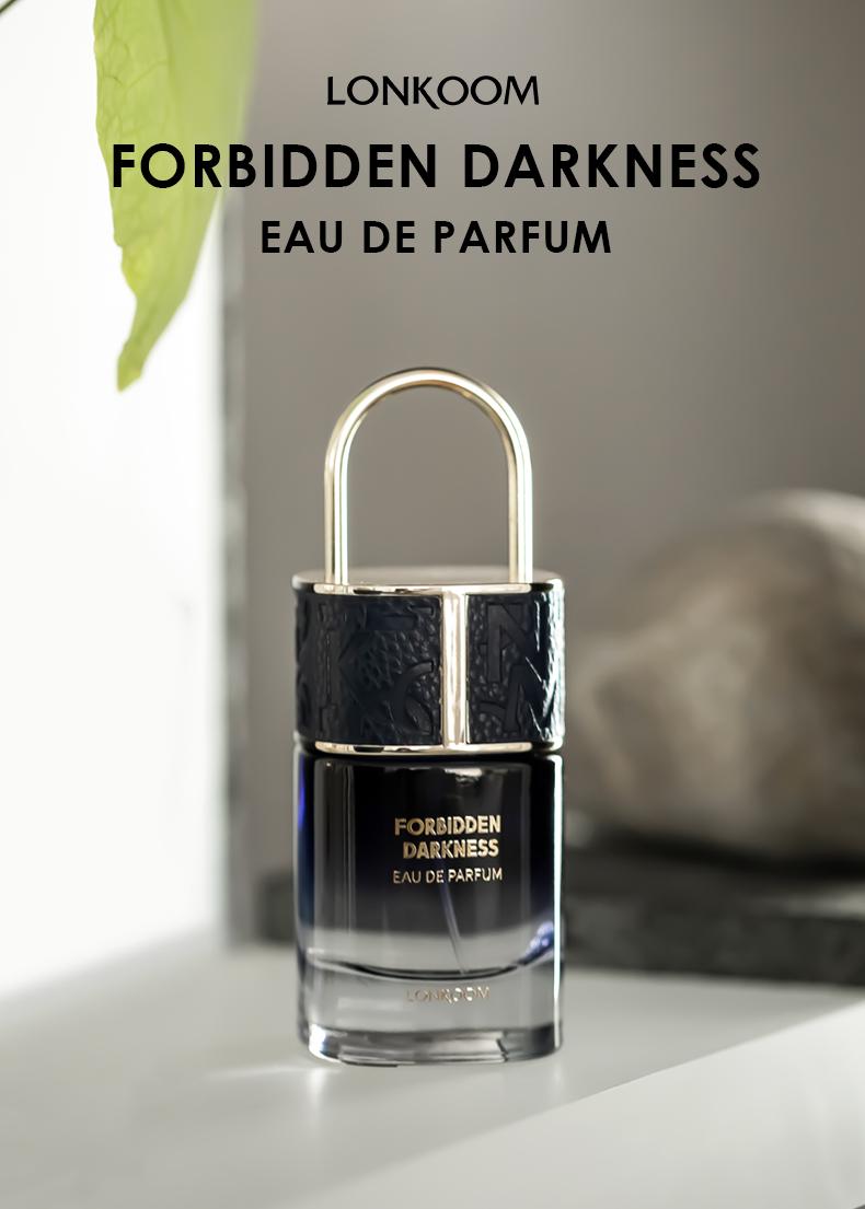 LONKOOM FORBIDDEN DARKNESS EAU DE PARFUM 50ML Long lasting fragrance for women and men Perfume Ambers Tuberose