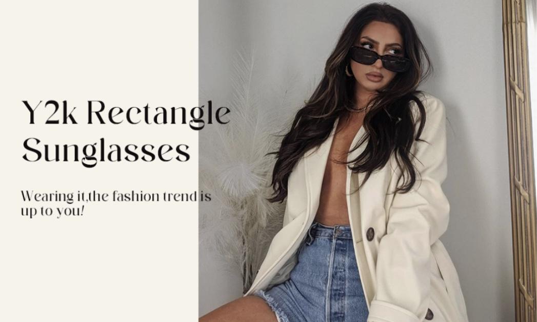 Y2K Boyfriend Shades Wrap Around Sunglasses Thick Frame Y2K Sunglasses Punk Hip  main image 2