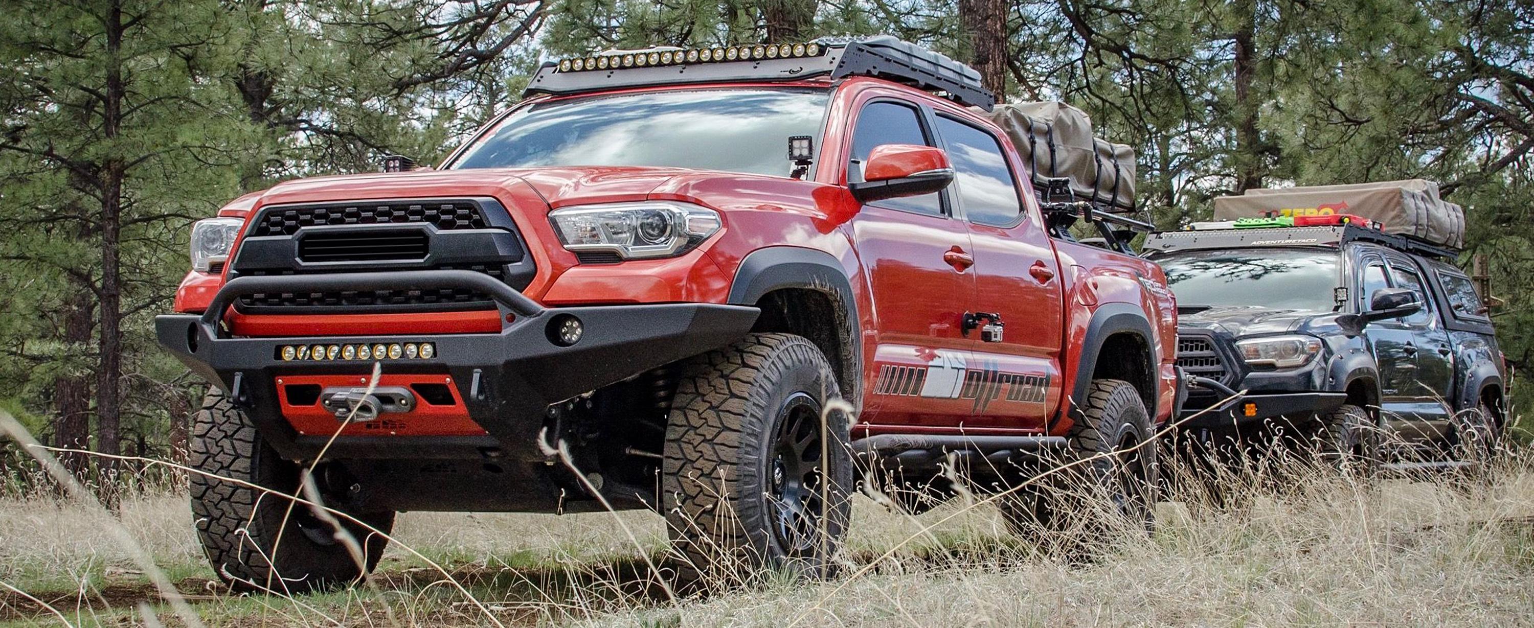 Ditch Light Brackets Hood Hinge Mount Brackets Kit for Auxiliary Offroad LED Pods Work Light Compatible with Toyota Tacoma 2016 2017 2018 2019 2020 2021 2022 2023 (Black, 2PCS)