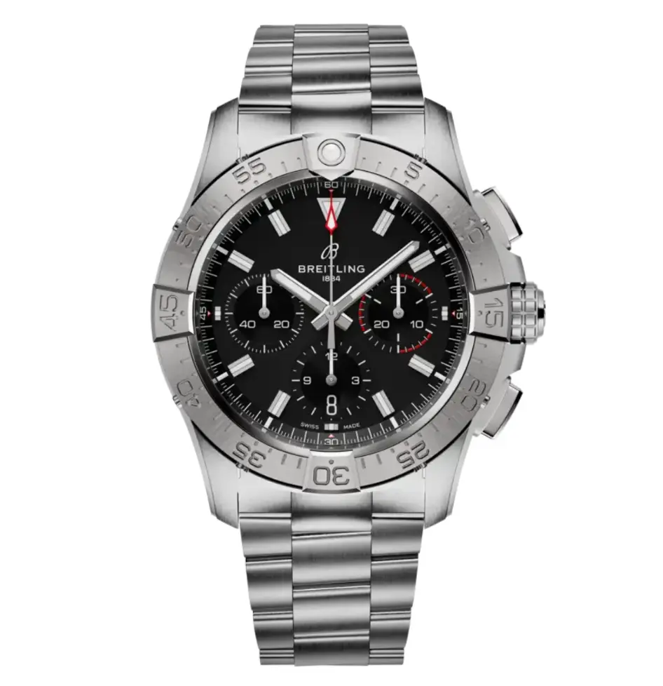 Breitling Avenger Chronograph Automatic 42mm Chronometer Black Dial Watch