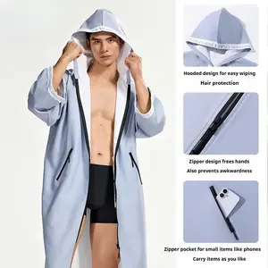 Windproof Swim Robe - Stay Warm & Covered at the Beach