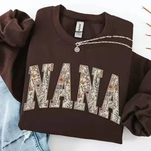 Nana Sweatshirt, Nana Crewneck, Nana Sweater, New Nana Gift, Floral Nana Sweatshirt