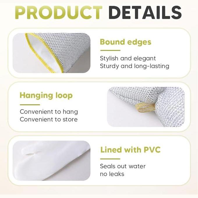Steel Wire Dishwashing Gloves, Silver Wire, Waterproof Oil-Resistant Heat-Resistant Gloves for Kitchen Cleaning Steel Wire Dishwashing Gloves, Silver Wire, Waterproof Oil-Resistant Heat-Resistant Gloves for Kitchen Cleaning