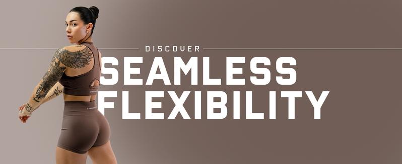 Gymreapers Halo Athletic Compression Shorts for Women - Seamless Knit Interlock Fabric for Breathability and Flexibility Gymreapers Halo Athletic Compression Shorts for Women - Seamless Knit Interlock Fabric for Breathability and Flexibility