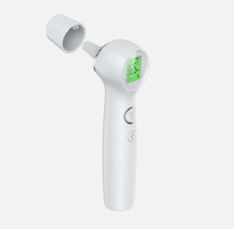 Digital Forehead-Ear Thermometer - Accurate Temperature Reader with Fever Alarm, Memory Recall for Babies, Home Use, Baby