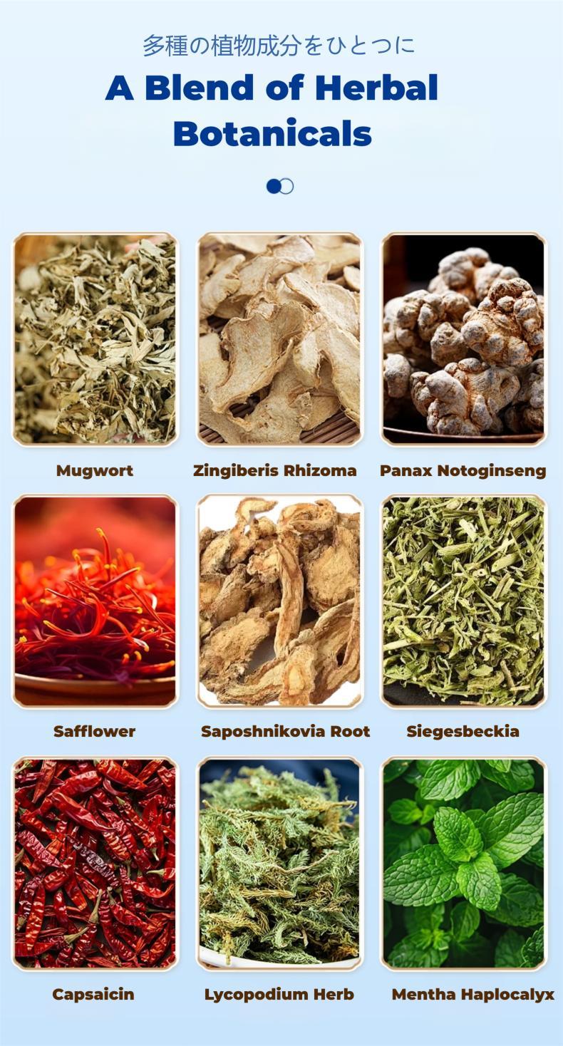 Multi-Use Herbal Heat Patches – Natural Comfort with Herbal Extracts, Easy to Apply, Long-Lasting Warmth, 7 Count