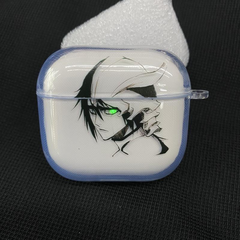 Anime Inspired Wireless Earphone Berserk Solo LVL Soul Eater Protective Case Manga Cover for Air-pods4/3/pro2 Gaming Earbud Protection Audio Aesthetic Headset #FallFreshness