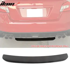 Rear Bumper Lip Diffuser for Subaru WRX STI 2015-2021 STI Style Gloss Black