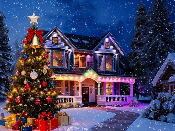 SANSI 100FT Permanent Outdoor Lights 6 x LED Strips Smart LED Lights 90 Scene Modes for Outside DIY Lighting Themes for Halloween Decorations IP67 Waterproof Works with Alexa Google Assistant TikTokShopBlackFriday SANSI 100FT Permanent Outdoor Lights 6 x LED Strips Smart LED Lights 90 Scene Modes for Outside DIY Lighting Themes for Halloween Decorations IP67 Waterproof Works with Alexa Google Assistant TikTokShopBlackFriday