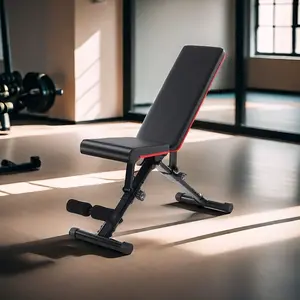 Weight Bench, Adjustable Strength Training Bench for Full Body Workout with Fast Folding-New Version Weight Bench Press, Adjustable Workout Benches for Home Gym Dumbbell Exercise, 800 LB Stable Incline Decline Bench for Full Body Workout, 2 Sec Fast Foldi