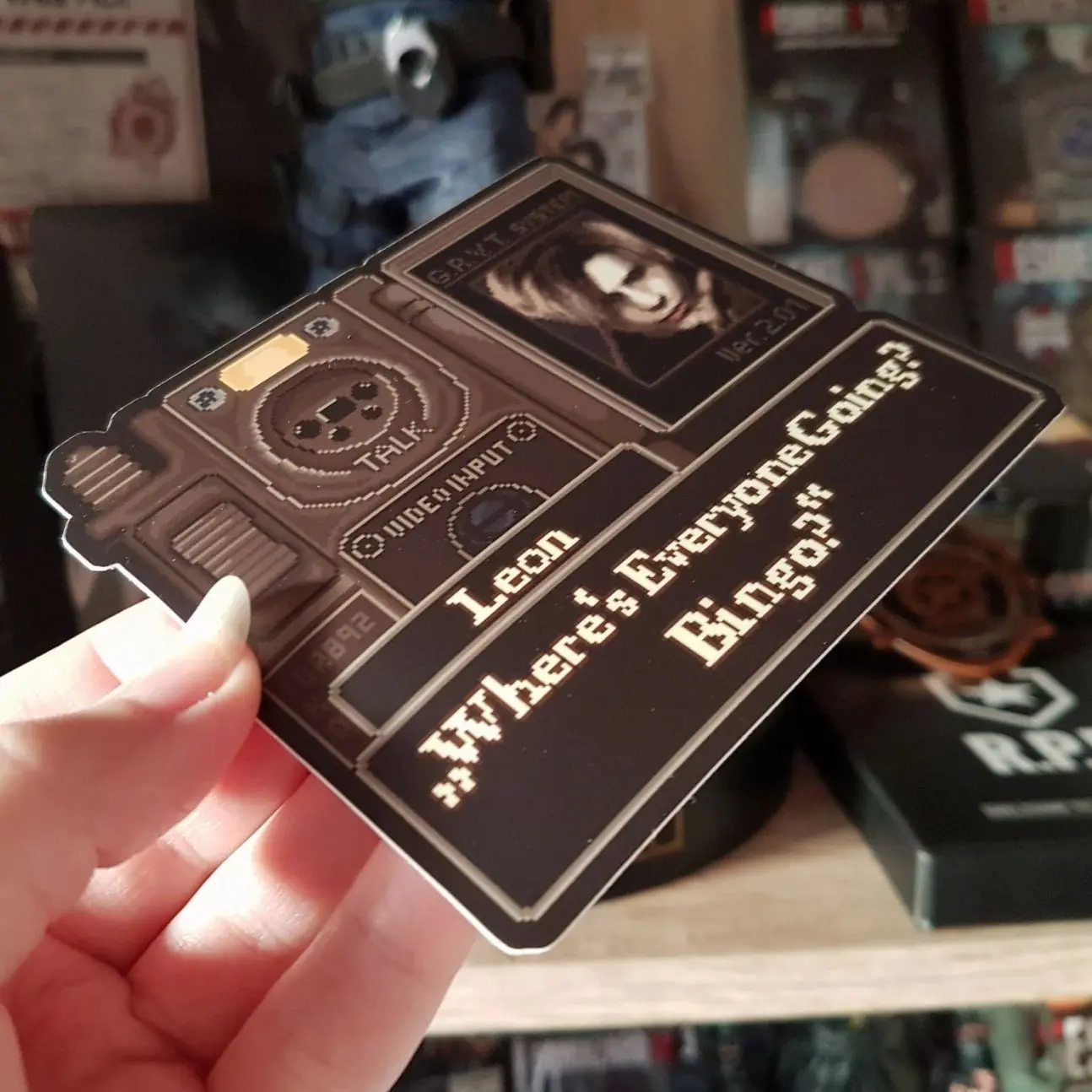Resident Evil 4 Sticker, Leon Kennedy Sticker, Pixel Art Sticker ...
