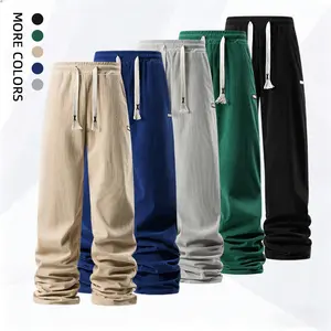 Men’s corduroy casual pants, solid color, minimalist and versatile, comfortable and breathable, with a drawstring design that enhances the relaxed look. This pair of pants features delicate details that give it a premium feel.#SummerVibes