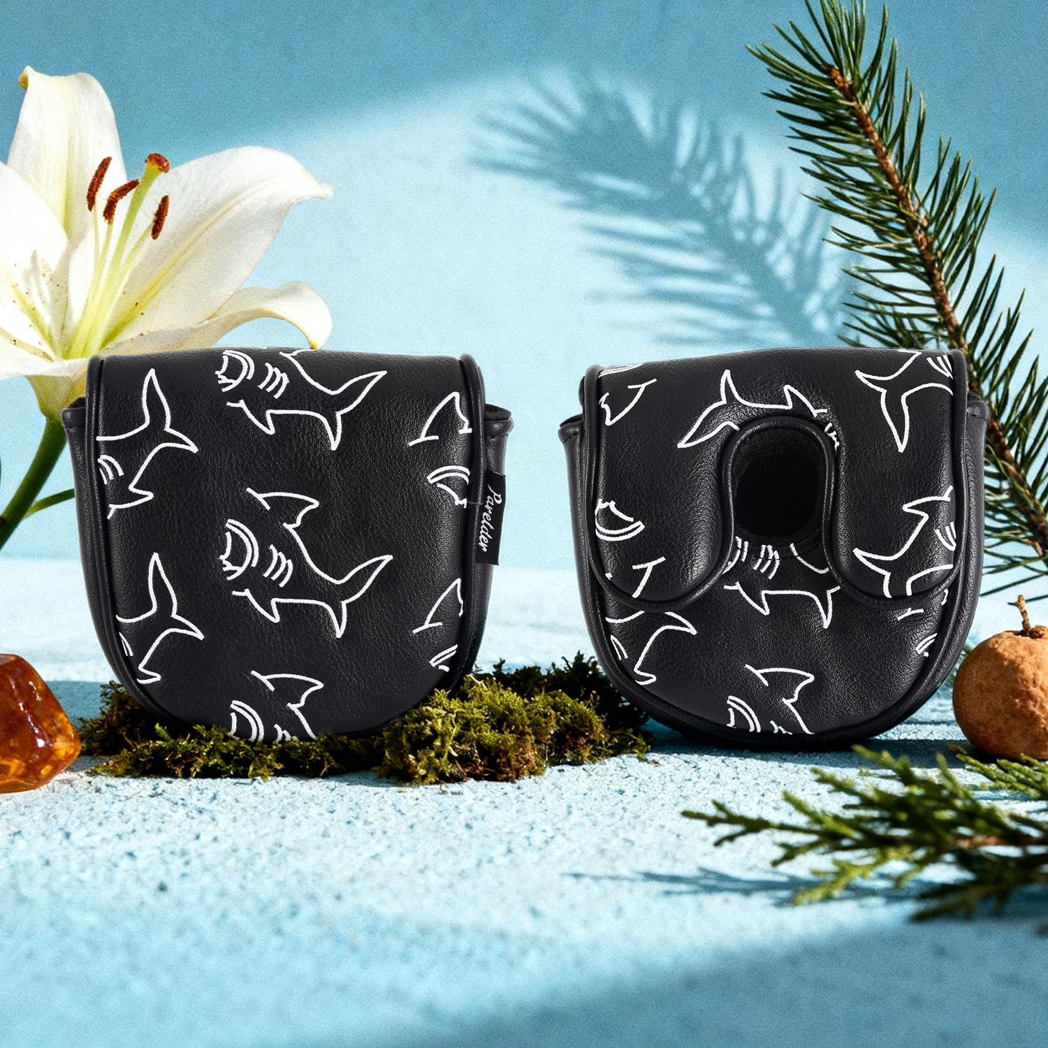 WUDAY Premium Magnetic Putter Cover| Universal Fit Mallet Headcover for Odyssey, LAB & Blade Putters golf head covers golf headcovers funny driver headcover WUDAY Premium Magnetic Putter Cover| Universal Fit Mallet Headcover for Odyssey, LAB & Blade Putters golf head covers golf headcovers funny driver headcover