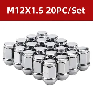 Fit for Ford Fusion Ford Escape etc 20PCS M12x1.5 19 mm Wheel Lug Nuts