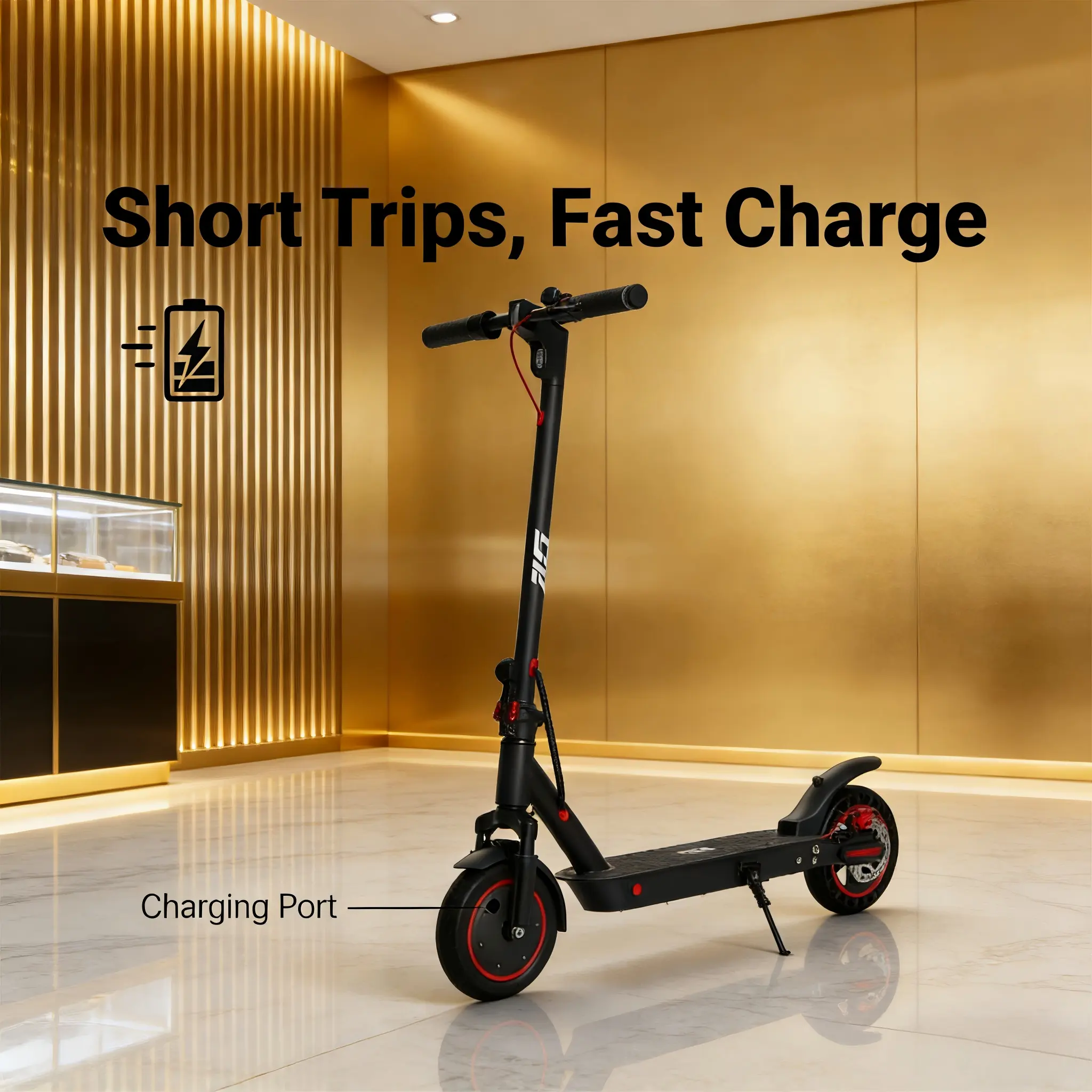 Luxury Premium E-Scooter	Aircraft-Grade Aluminum Frame & Dual Shock Absorption	Top Choice for Urban Stylish Rides