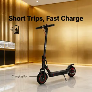 Luxury Premium E-Scooter	Aircraft-Grade Aluminum Frame & Dual Shock Absorption	Top Choice for Urban Stylish Rides