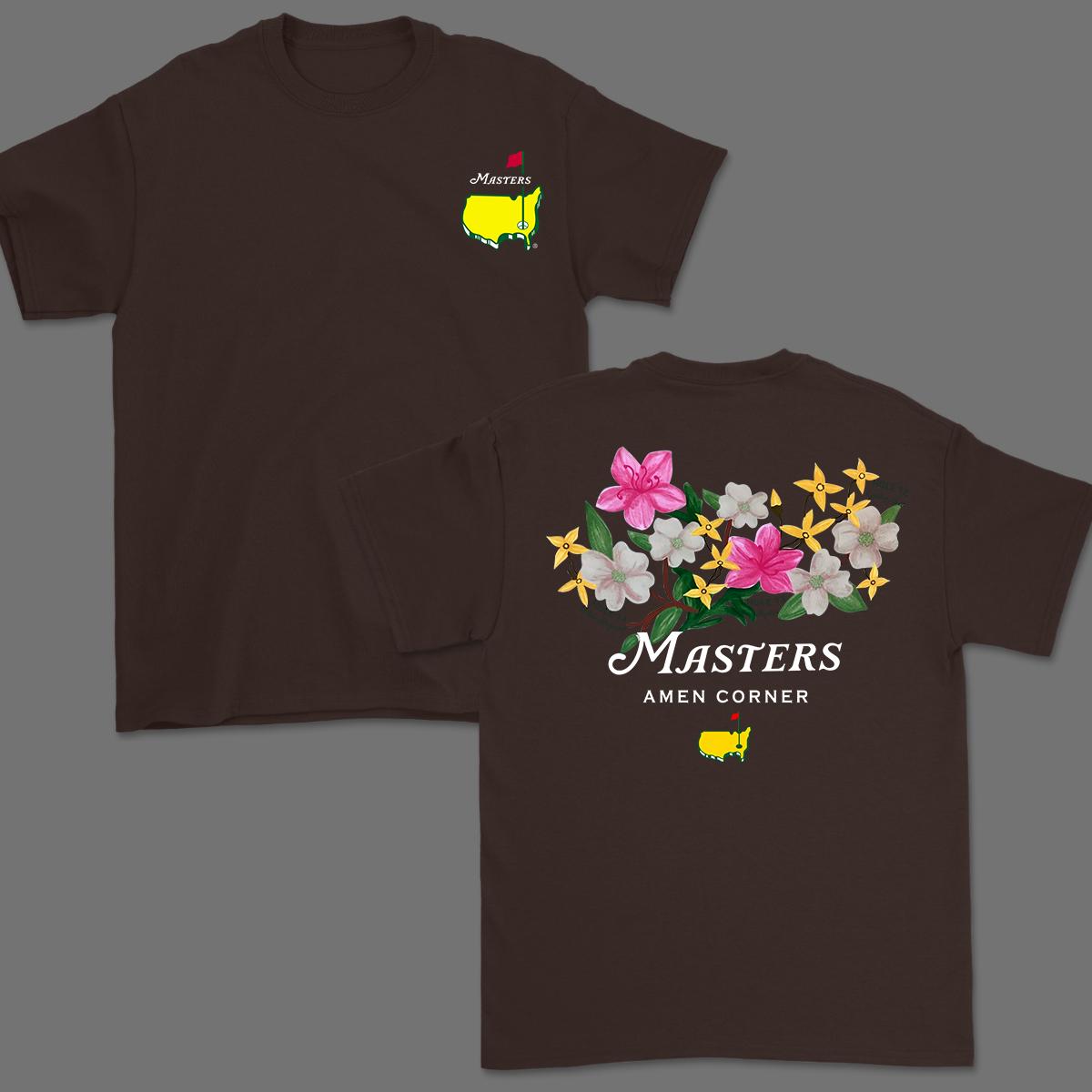 [Winter Outfits]Masters Amen Corner Golf Shirt, Soft Vintage Cotton T-Shirt, Breathable Classic Collar, Casual Menswear, Trendy Sportswear Gift