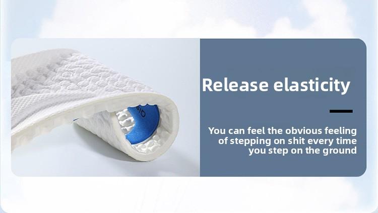 Popcorn EVA Sports Insoles |     High Elastic Shock Absorbing, Sweat-Wicking Deodorant