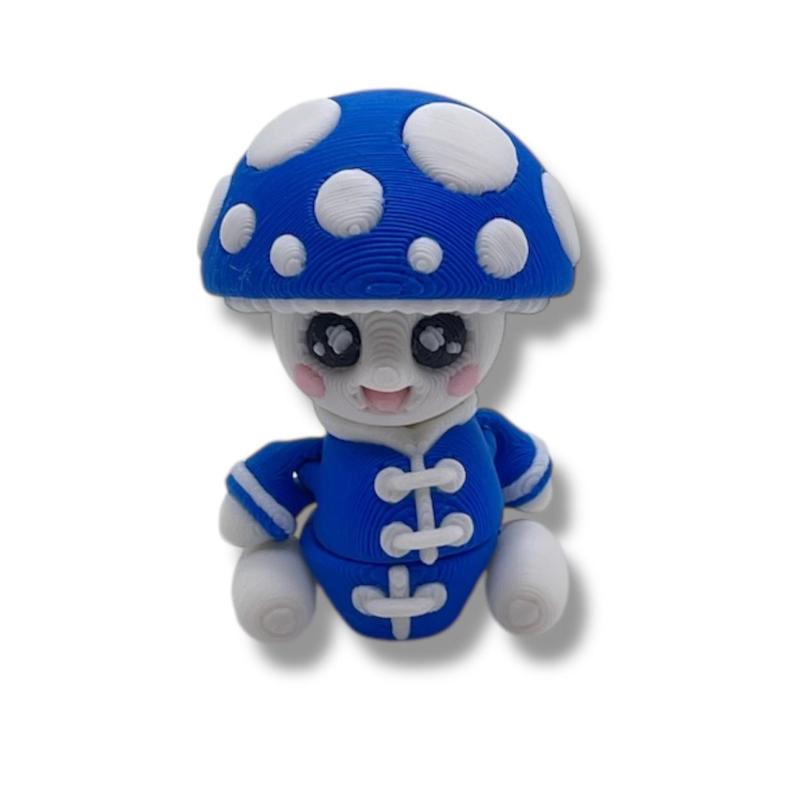 Happy Mushroom Pocket Pal Figures – 2” Tall Collectibles in Every Color!