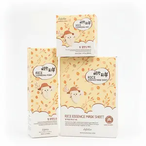 ESFOLIO - Rice Cleansing Foam, Cleansing Pads and 10 Sheets Mask Set