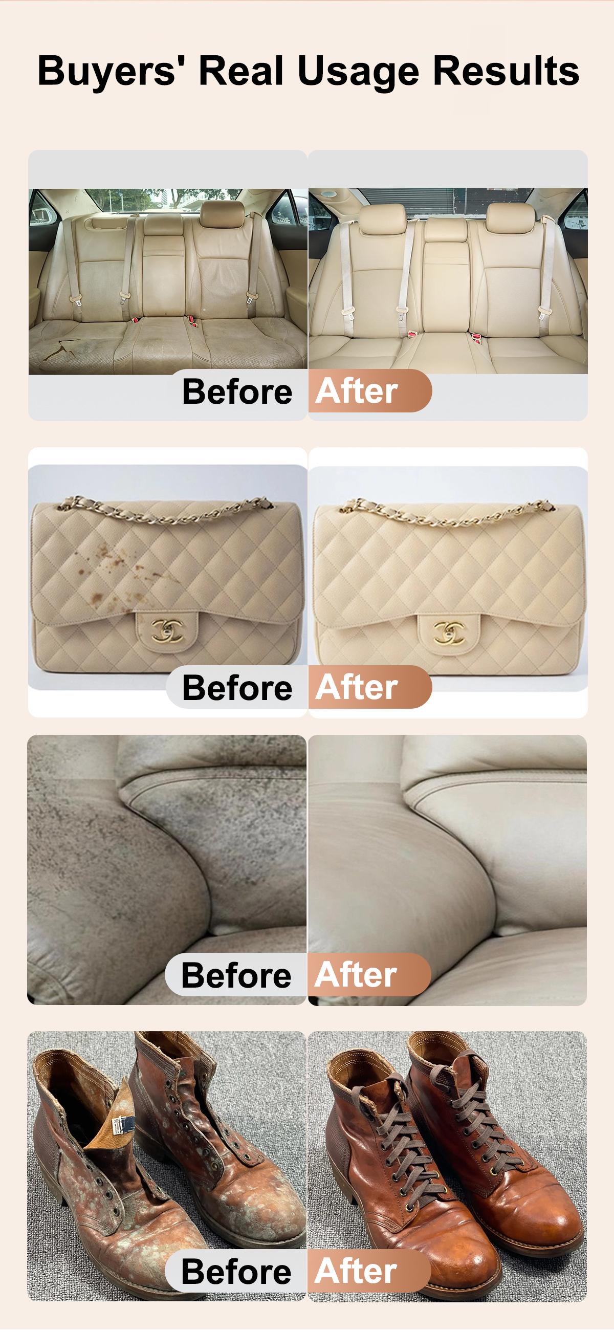 Lufane Furniture Care  Cream - All-Natural, Non-ToxicLeather Conditioner - Waterproof Formula. Repairsgenuine leather sofas, car leather seats, office leatherchairs, home leather chairs, shoes, wallets, jackets,handbags, and equestrian equipment.