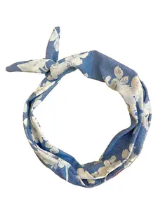 Tie Headband - Denim Rose