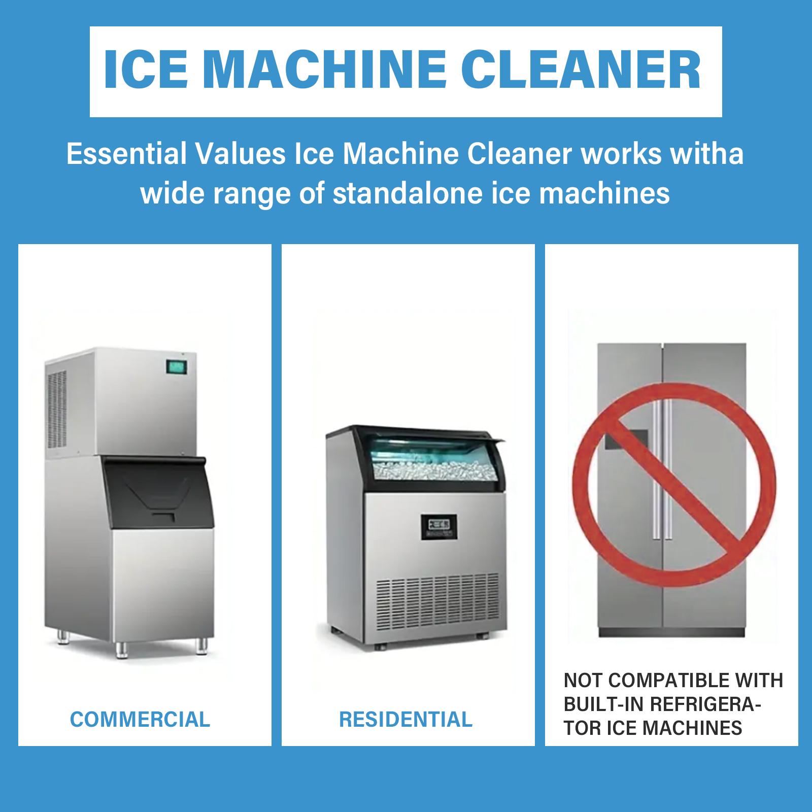 12pcs Ice Machine Cleaner, kitchen safety descaling cleaning tablets, compatible with all types of ice makers cleaners, household