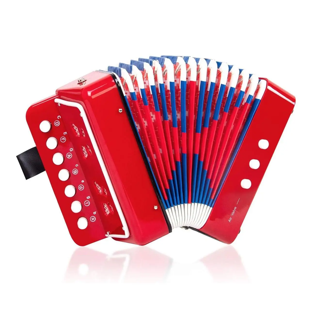 Mini Hand Organ, 10 Key Control, Lightweight, Portable, Ideal for Adult Beginners, Small Instrument for Kids, Perfect Gift for Ages 9-12