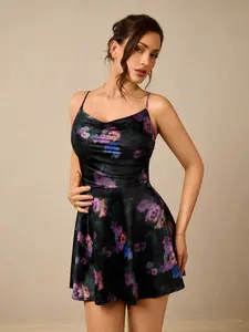 Popilush Sleeveless built-in shapewear dress with tummy control bra support slim fit sexy casual party short dress comfy summer vibe daily going out fashion outfit