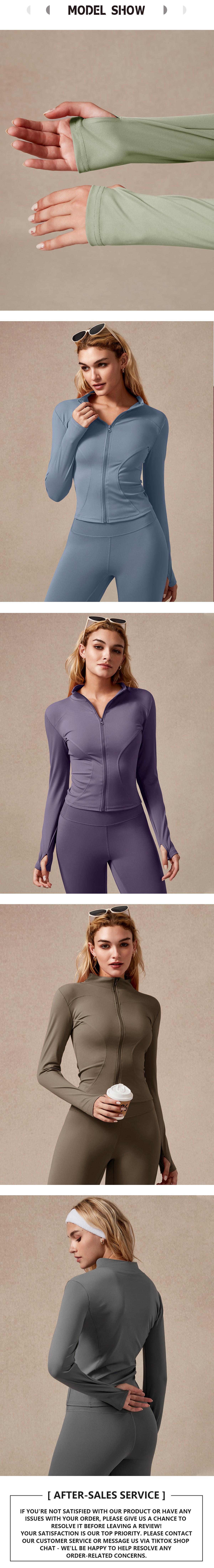 NcmRyu Women's Full Zip Long Sleeved Sports Jacket Slim Fit Quick Dry Stretch Fabric with Thumb Holes for Running Yoga Gym Workout Outfits Activewear Athletic Techwear Athleisure NcmRyu Women's Full Zip Long Sleeved Sports Jacket Slim Fit Quick Dry Stretch Fabric with Thumb Holes for Running Yoga Gym Workout Outfits Activewear Athletic Techwear Athleisure