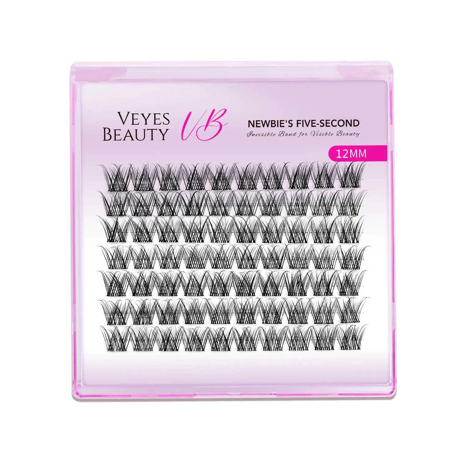 backtoschool VEYESBEAUTY LuxeBold 10mm-18mm Cluster Lash Single Length Invisible Band Wispy Lightweight Softness Weightless Makeup Eyelash Extensions,sunscreen,back to school